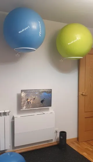 Soporte pared para fitball