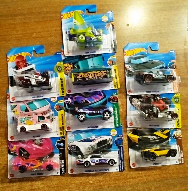 10 Coches Hot Wheels