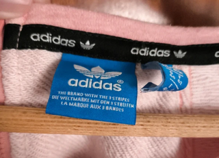 Sudadera Adidas Originals Rosa Cremallera Espalda
