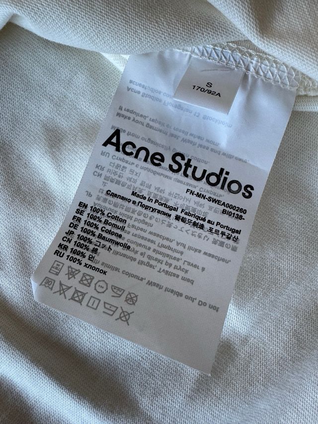 Camiseta Acne Studios Blanca