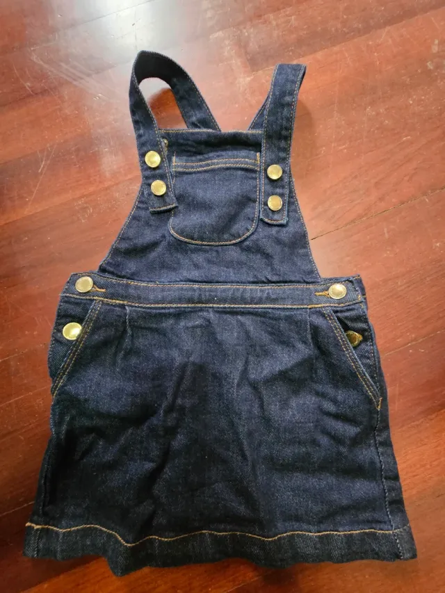 Jardinera Jeans Niña Talla 3-4