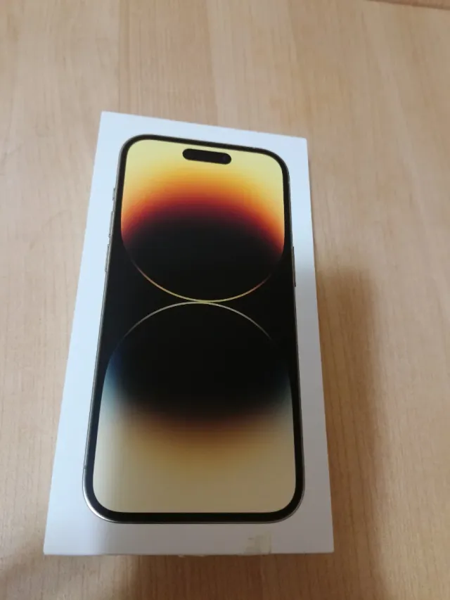 Caja iPhone 14 Pro Gold 128 GB