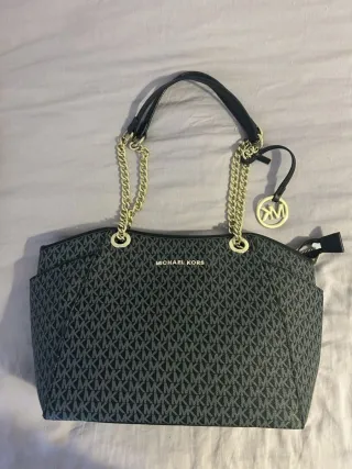 Bolsa Michael Kors Original Negra/Gris