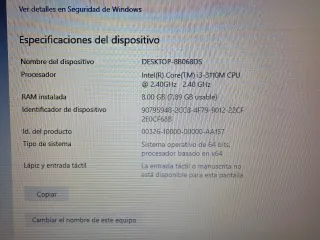 Ordenador Portátil HP Pavilion I3