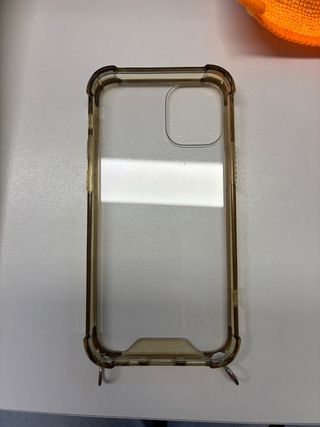 Custodia trasparente per iPhone 12 mini con pendente 