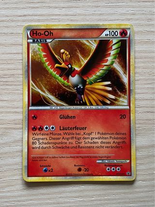 Pokemon Ho-Oh HGSS01 Promo (2010) HeartGold & Soul