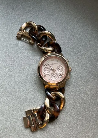 Reloj Michael Kors Tortoise & Oro