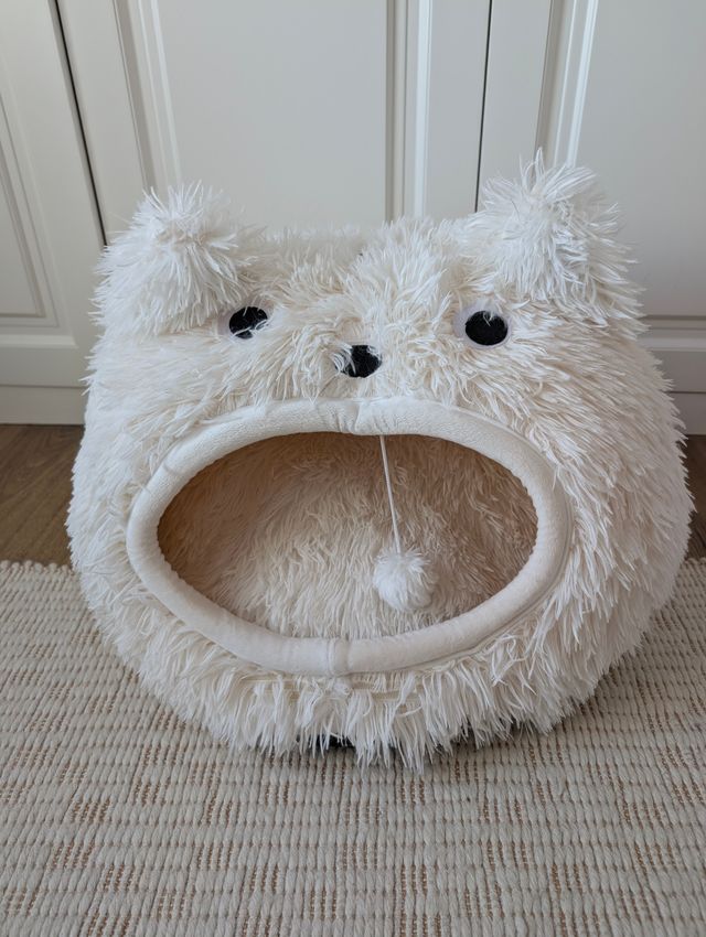 Cuna para gato tipo peluche