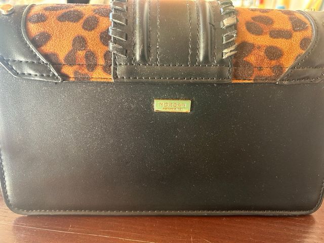 Bolso Morgan Animal Print Tachuelas