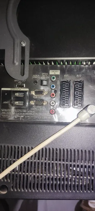 Televisión LG Negra