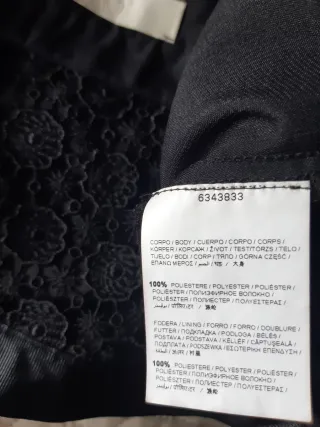Minigonna pizzo nero