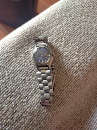 Reloj Seiko Mujer Vintage Azul/Plata