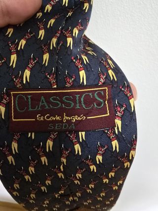 CORBATA DE SEDA DE HOMBRE. EL CORTE INGLÉS