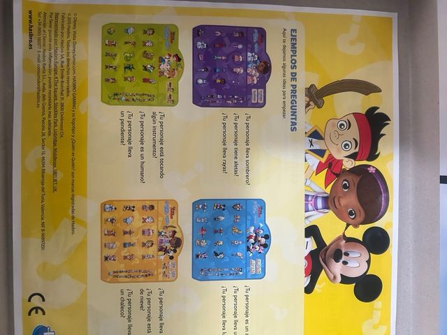 Quién es Quién Disney Junior Juego Niños 5+