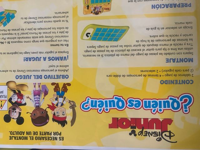 Quién es Quién Disney Junior Juego Niños 5+