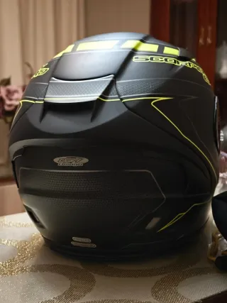 Casco Scorpion Exo 2000 Air Negro/Amarillo talla S