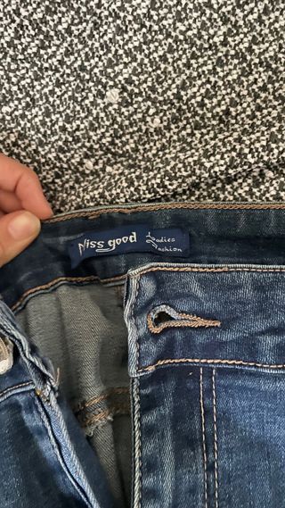Pantalones vaqueros mujer con pedrería