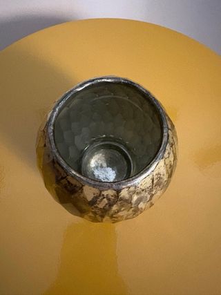 Portavelas Bloomingville Vidrio Dorado