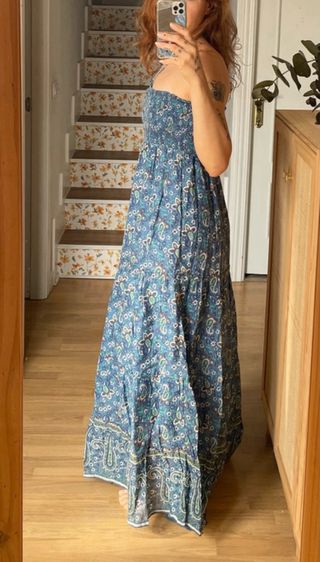 Vestido Boho Largo Estampado