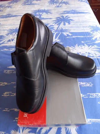 Zapatos Escolares Niño Maria Forcén Negros DE PIEL