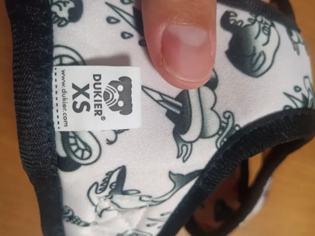 Arnés para perro/gato estampado Más dos cuencos