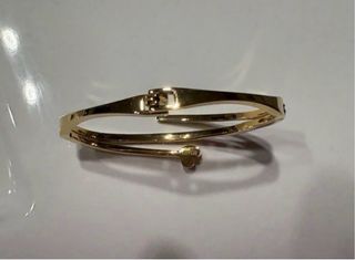 Pulsera Lotus Dorada con Cristales