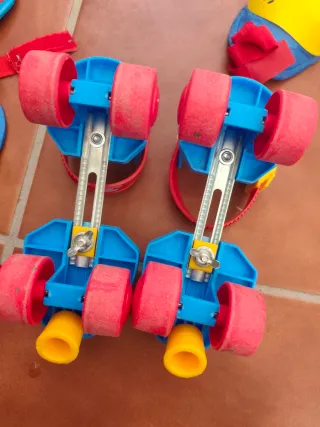 Patines ajustables Super Wings y protecciones