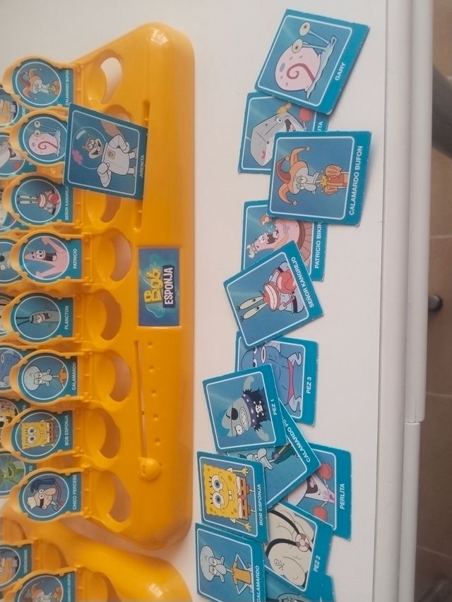 Juego ¿Quién es Quién? Bob Esponja