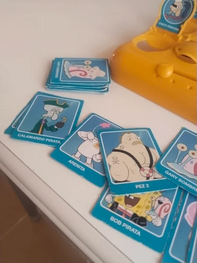 Juego ¿Quién es Quién? Bob Esponja