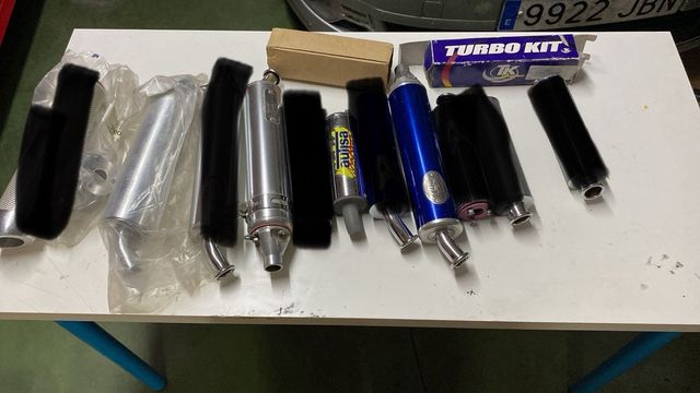 Silenciadores Metrakit 50cc Turbo