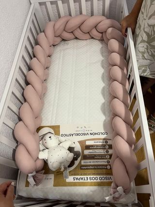 Protezione per culla in treccia Chichonera