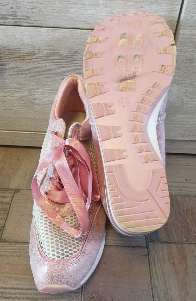 Deportivas plataforma talla 41