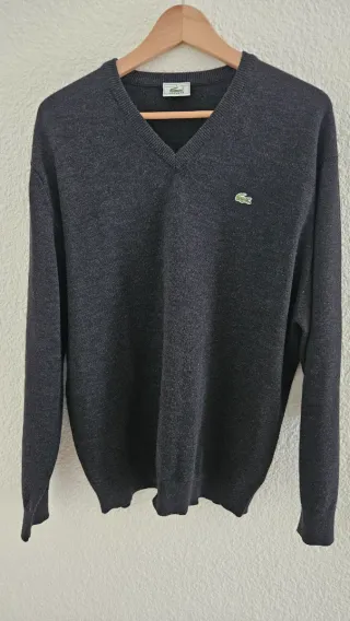Jersey Lacoste Gris Marengo Talla L(T5)