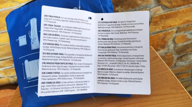Bolsa o funda para esterilla de yoga o pilates