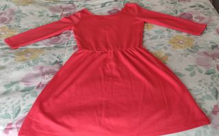 Vestido Stradivarius Talla S Rojo