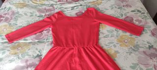 Vestido Stradivarius Talla S Rojo