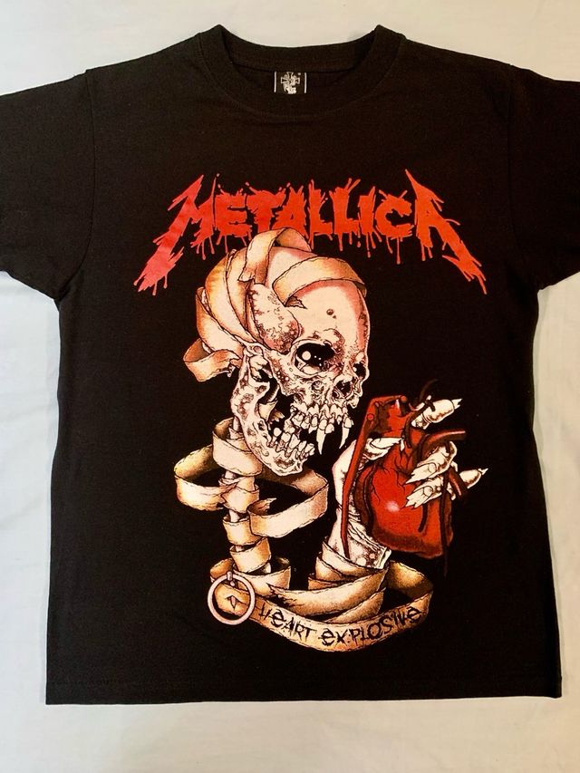 Camiseta Metallica Negra talla M Colección 