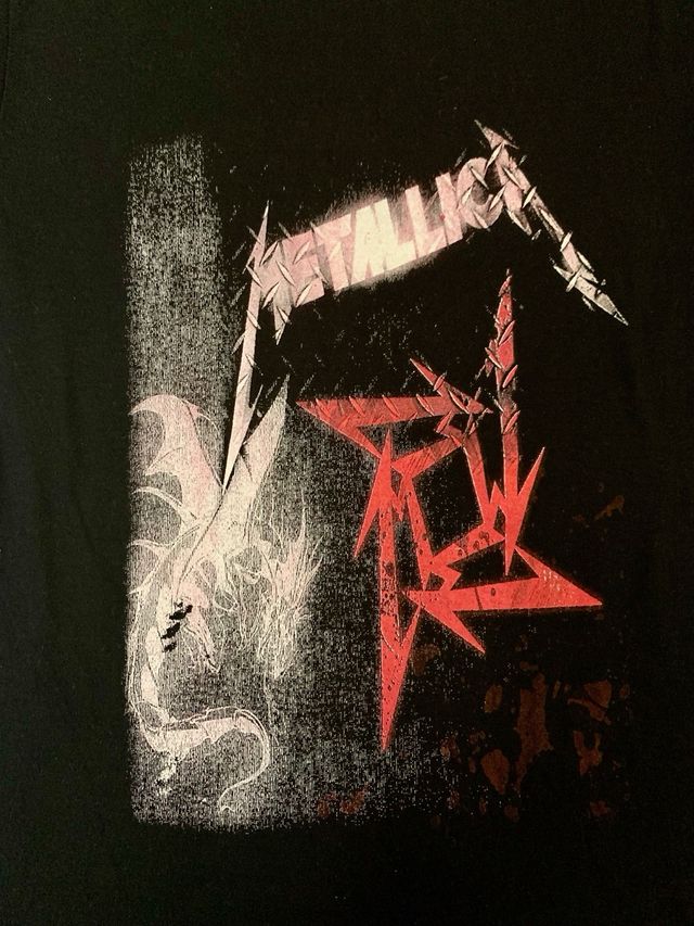 Camiseta Metallica Negra talla M Colección 