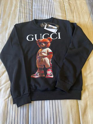 Sudadera Gucci Negra con Oso