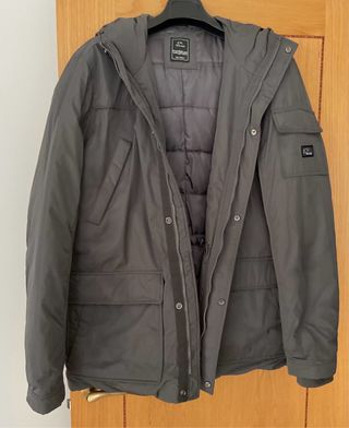 Parka YES*ZEE Talla XL Gris azulado