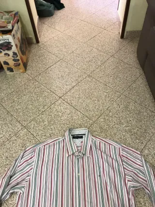 Camicia Tommy Hilfiger uomo righe multicolor