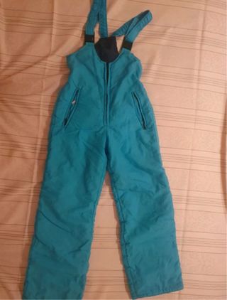 Salopette da neve donna blu.