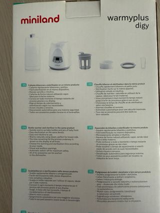 Calienta biberones y esterilizador Miniland