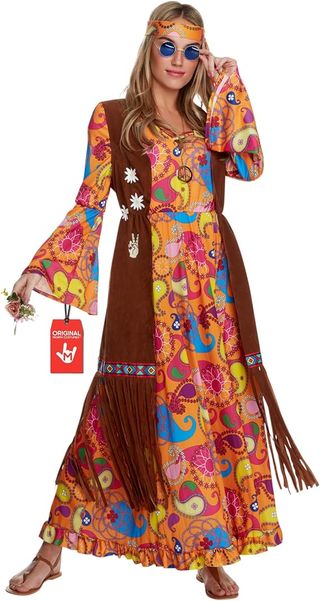 Costume Hippie Anni '70 Donna HALLOWEEN HD015