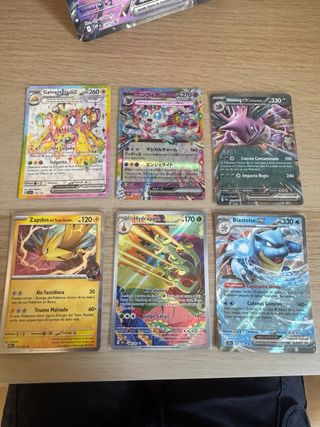 Cartas Pokémon Energía y Entrenador