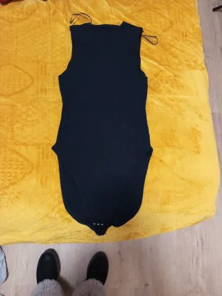 Body negro sin mangas