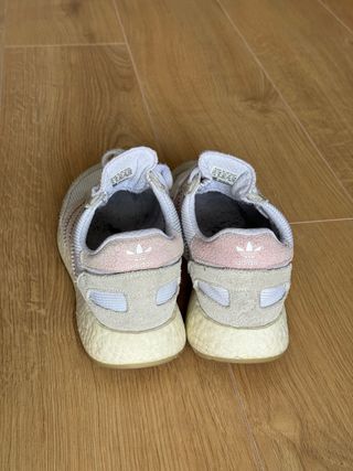 Zapatillas Adidas I-5923 rosas y blancas
