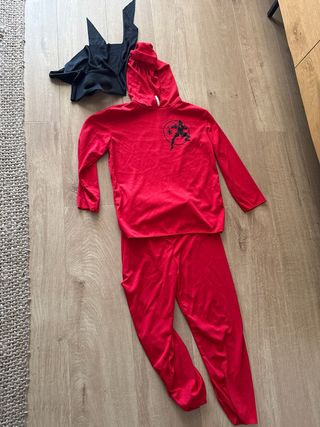 Disfraz Karate Rojo Talla Única