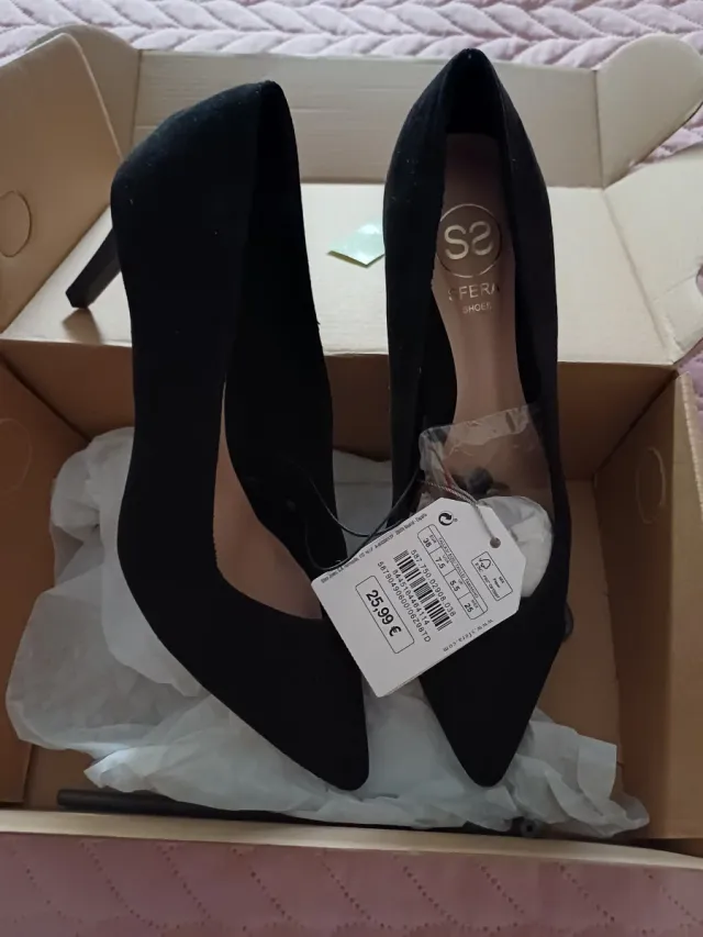 Zapatos de tacón Sfera negros talla 38