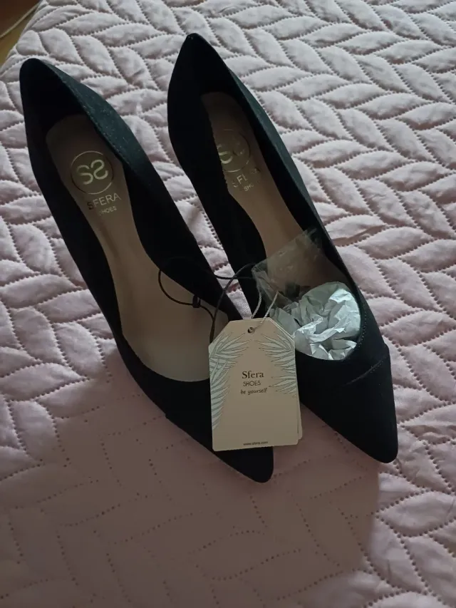 Zapatos de tacón Sfera negros talla 38